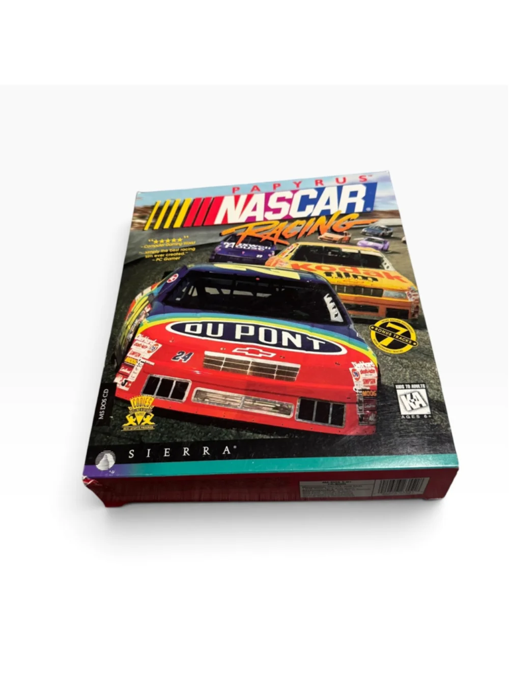 Vtg Vintage 1996 Sierra NASCAR Racing PC Video Game Standard Cib Complete